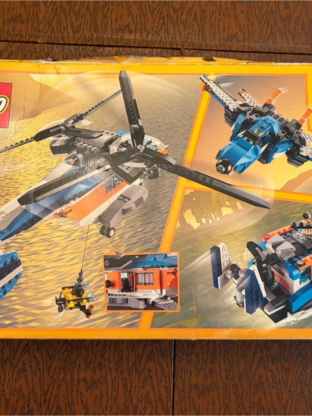 Lego Creator Blue and Orange Seaplane & Rescue Build 31096